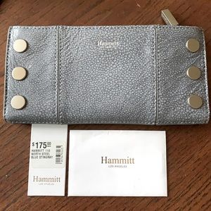 Hammitt Wallet brand new! Hammitt 110 north steal blue stingray
